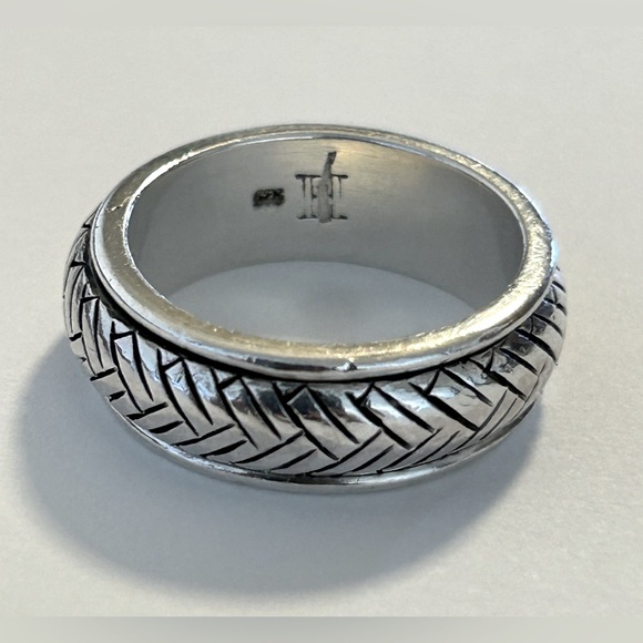 John Hardy Spinner Ring Sterling Silver .925 Size 8.75US - Picture 7 of 11